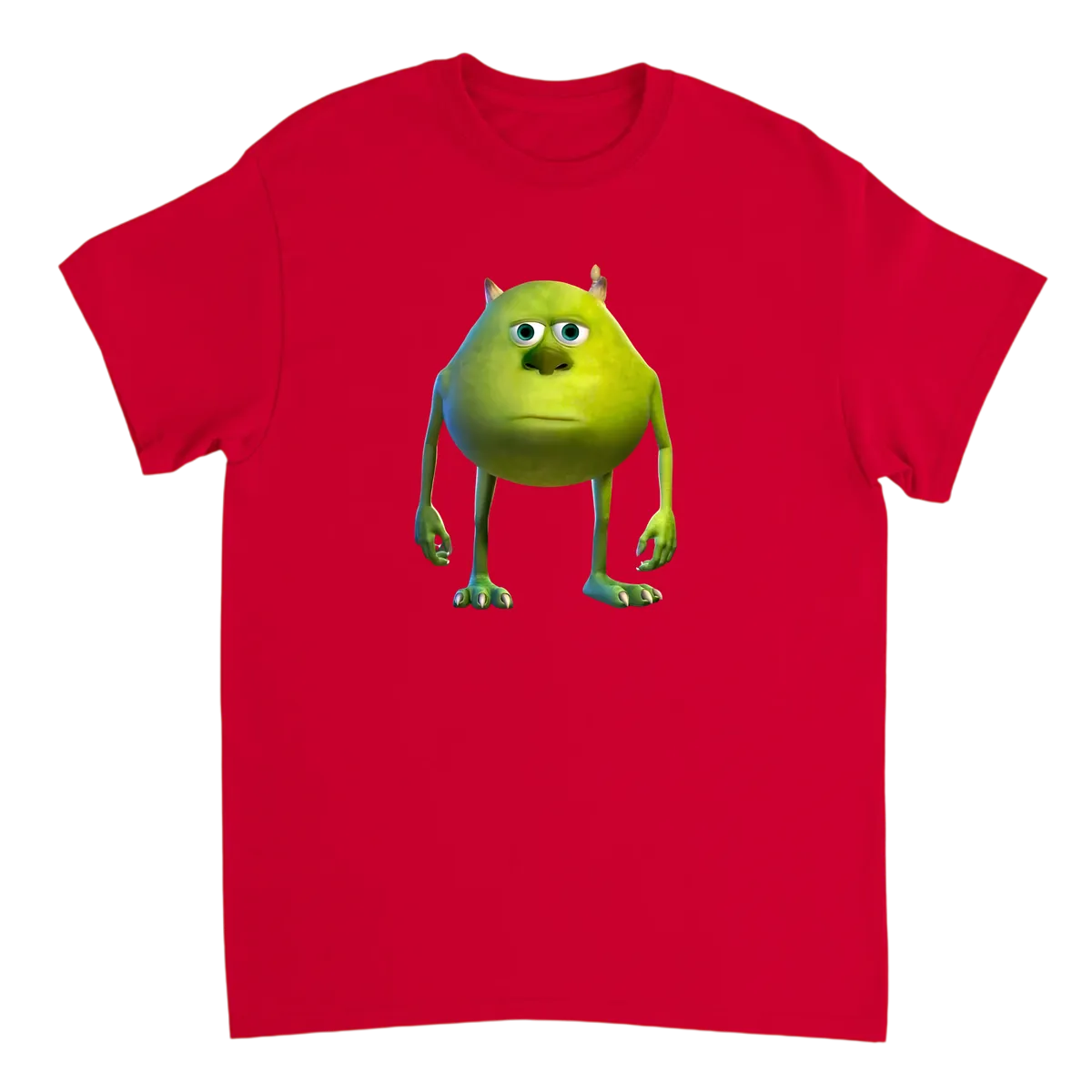 Mike Wazowski Sulley Face Swap T-Shirt T-Shirts - Red