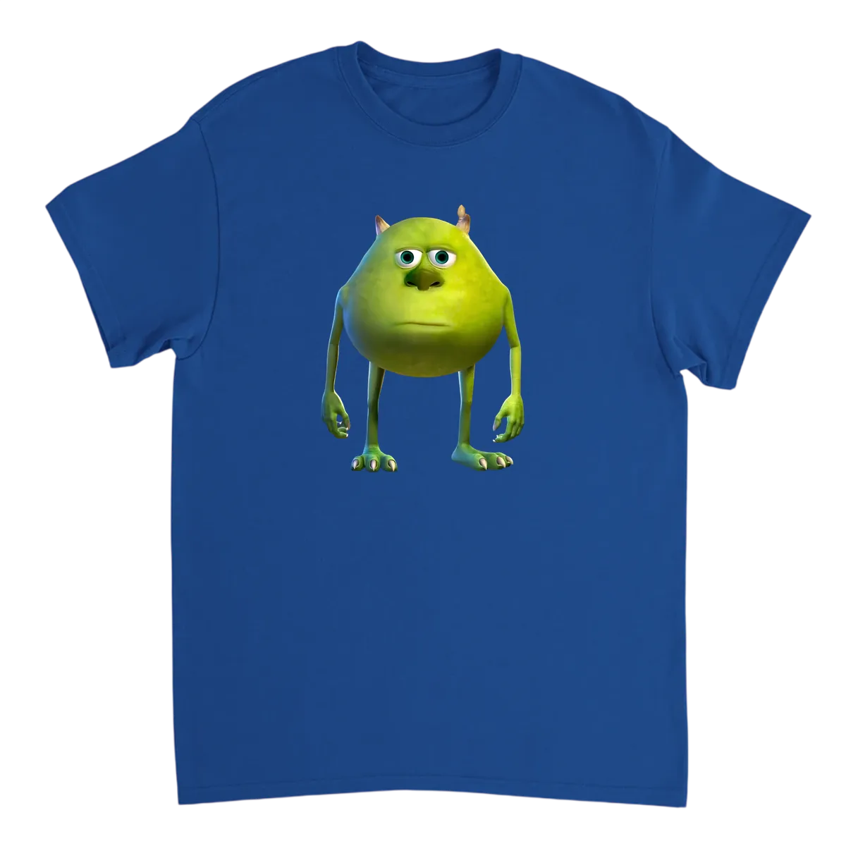 Mike Wazowski Sulley Face Swap T-Shirt T-Shirts - Royal