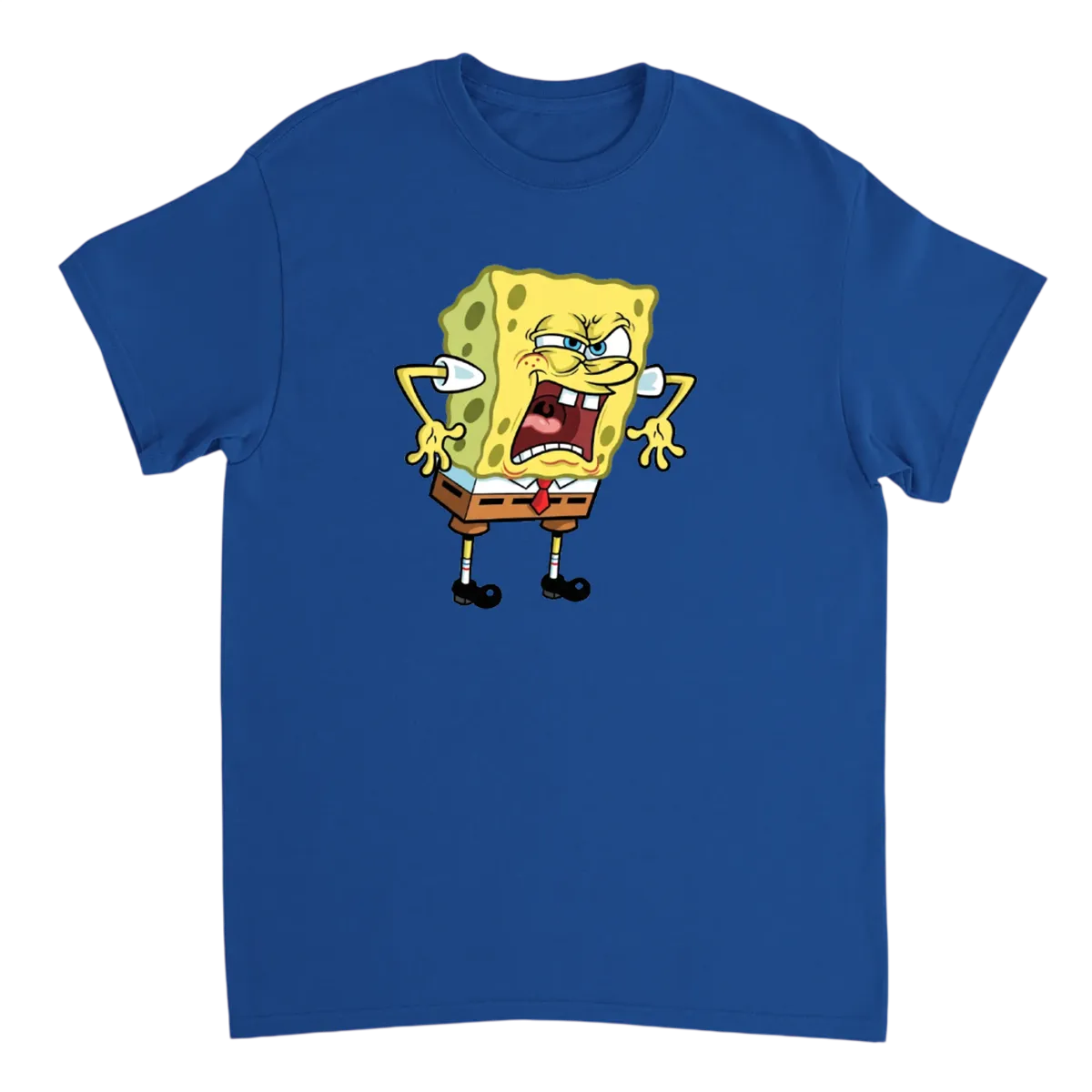 Mocking SpongeBob Meme Tee T-Shirt White T-Shirts Photo 5