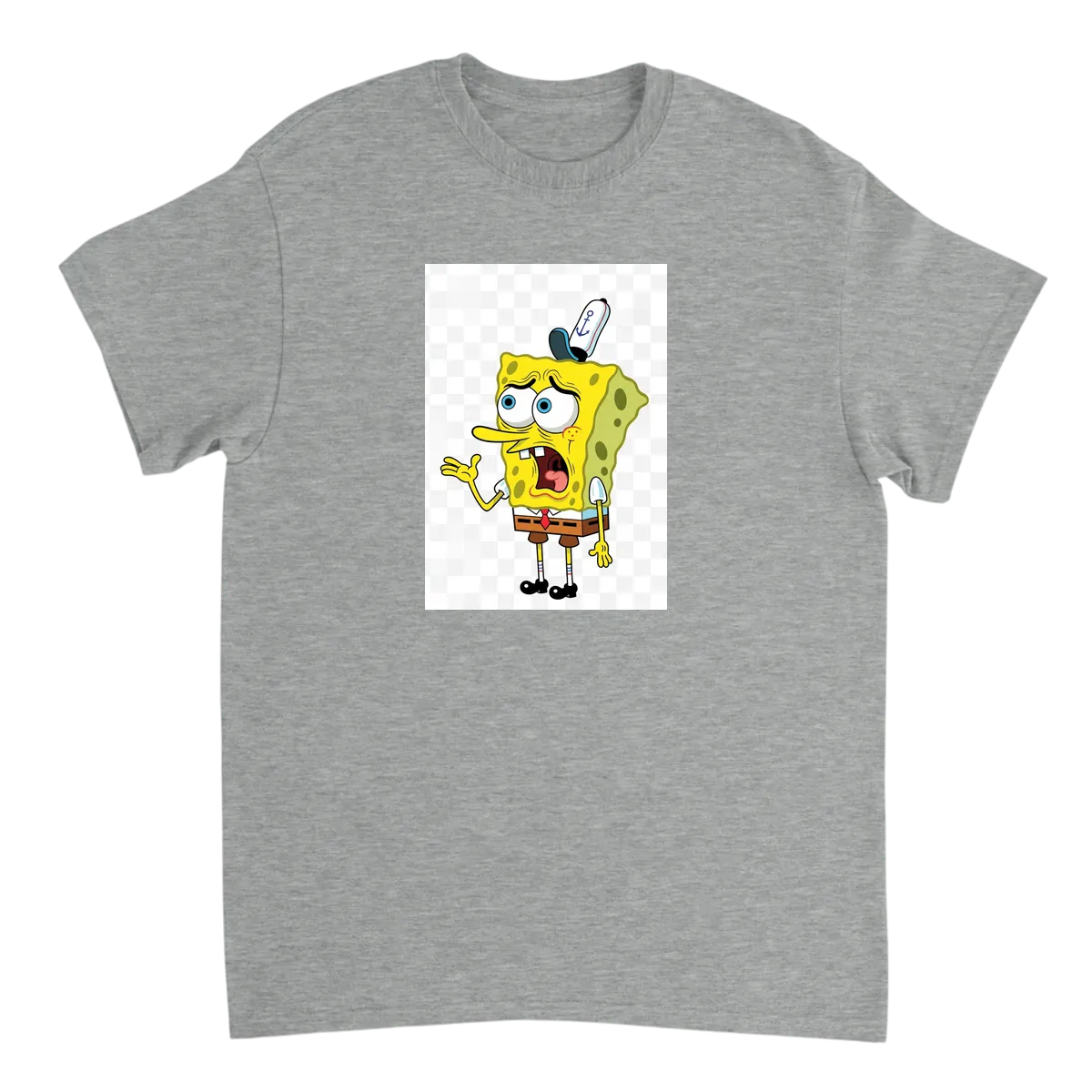 Mocking SpongeBob T-Shirt White T-Shirts Photo 4