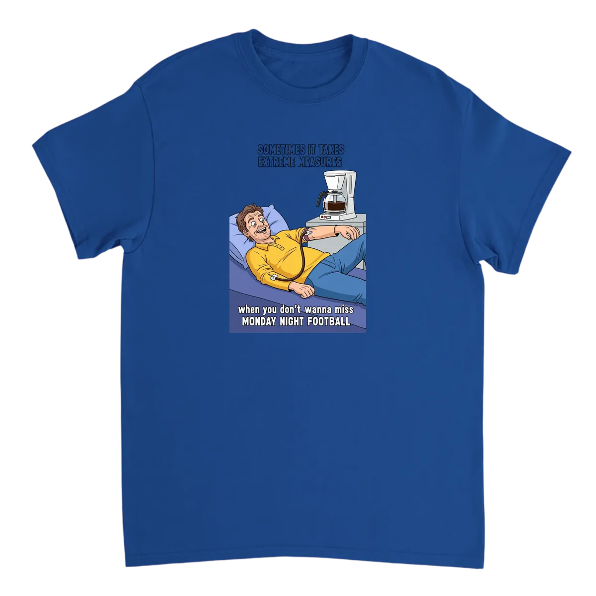 Monday Night Football Face T-Shirt Black T-Shirts Photo 4