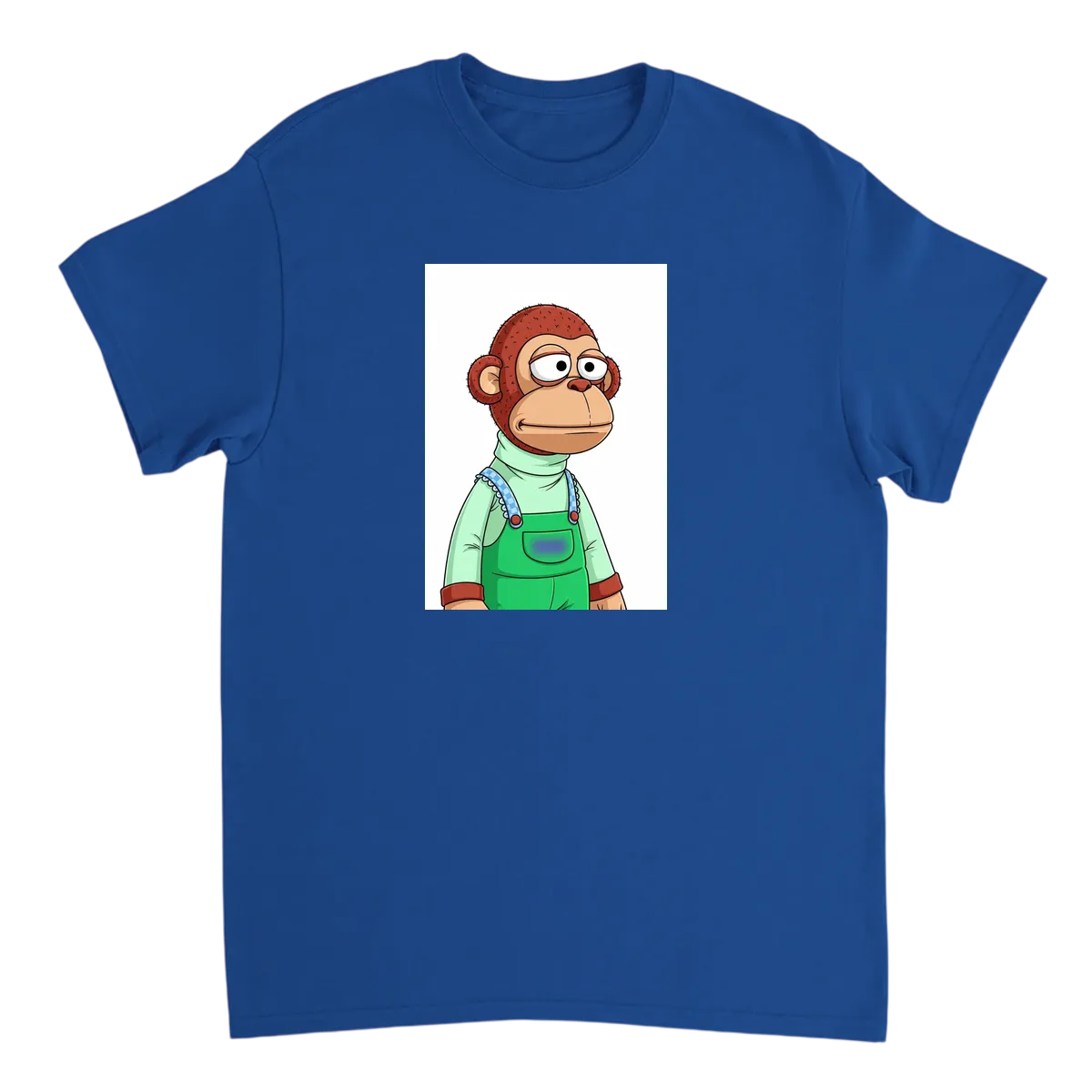 Monkey Puppet Looking Away T-Shirt White T-Shirts Photo 5