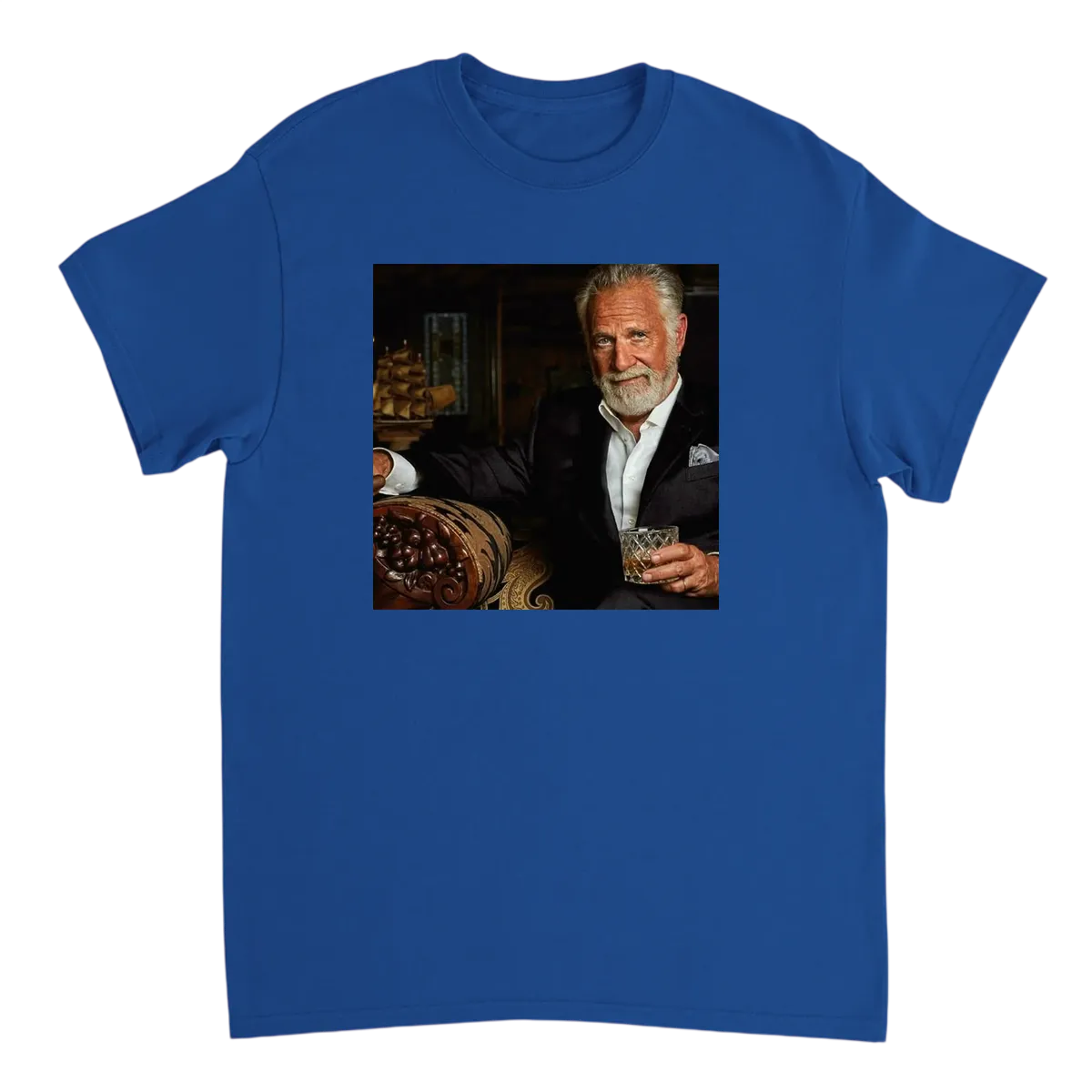 Most Interesting Man Meme Tee T-Shirts - Royal
