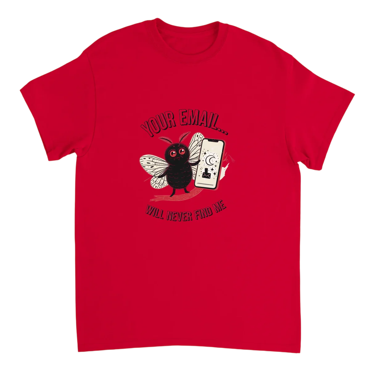 Mothman Your Email Will Never Find Me Tee White T-Shirts Photo 5