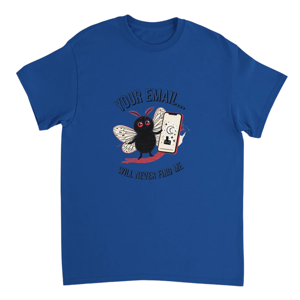 Mothman Your Email Will Never Find Me Tee - White T-Shirts (ZeitZwag Streetwear)