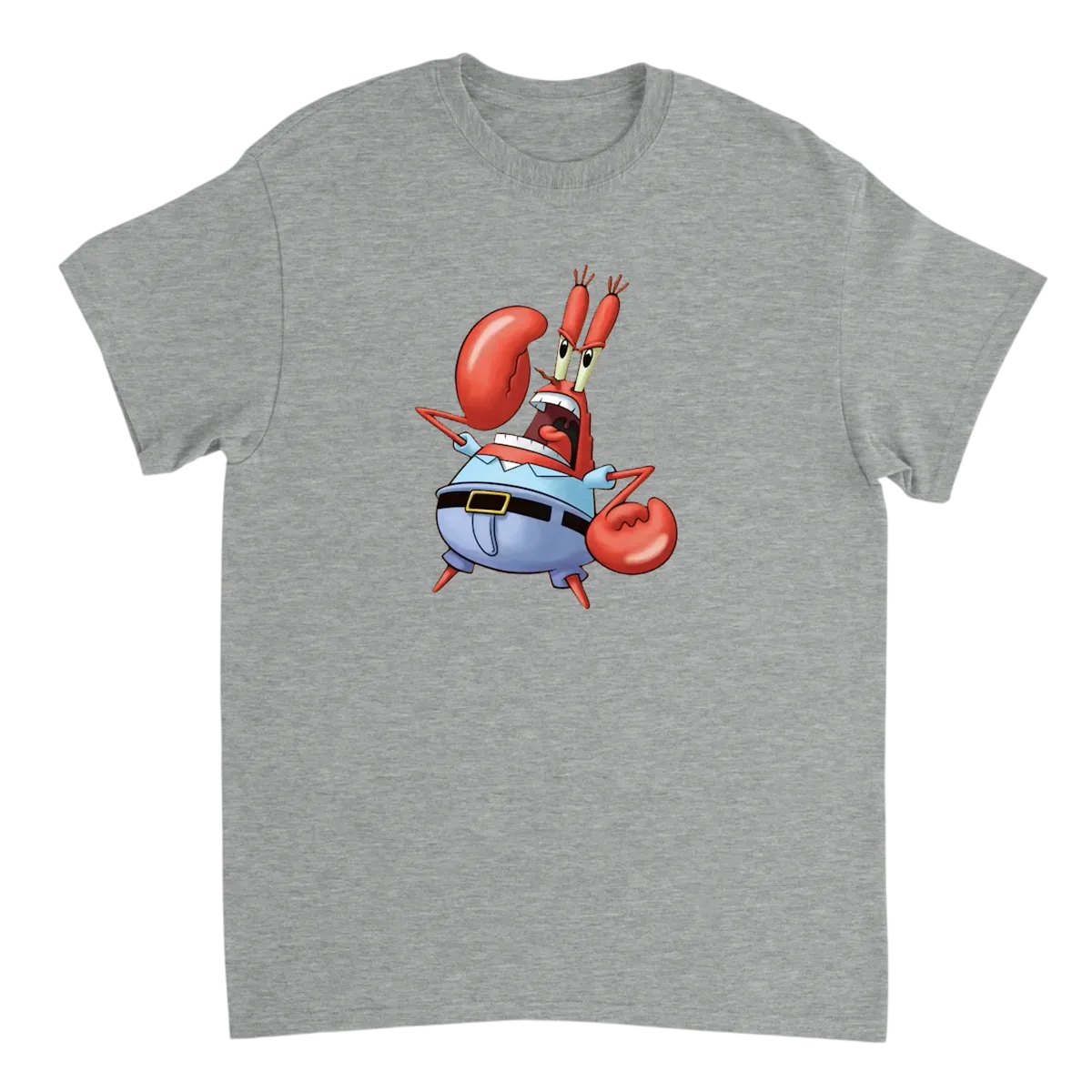 Mr. Krabs Blur T-Shirt T-Shirts - Grey