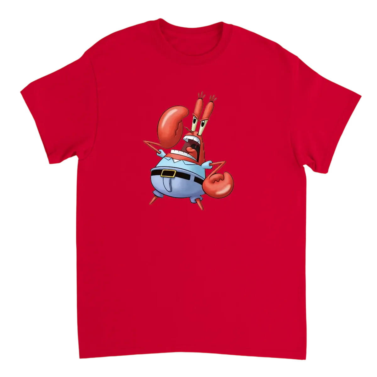 Mr. Krabs Blur T-Shirt T-Shirts - Red