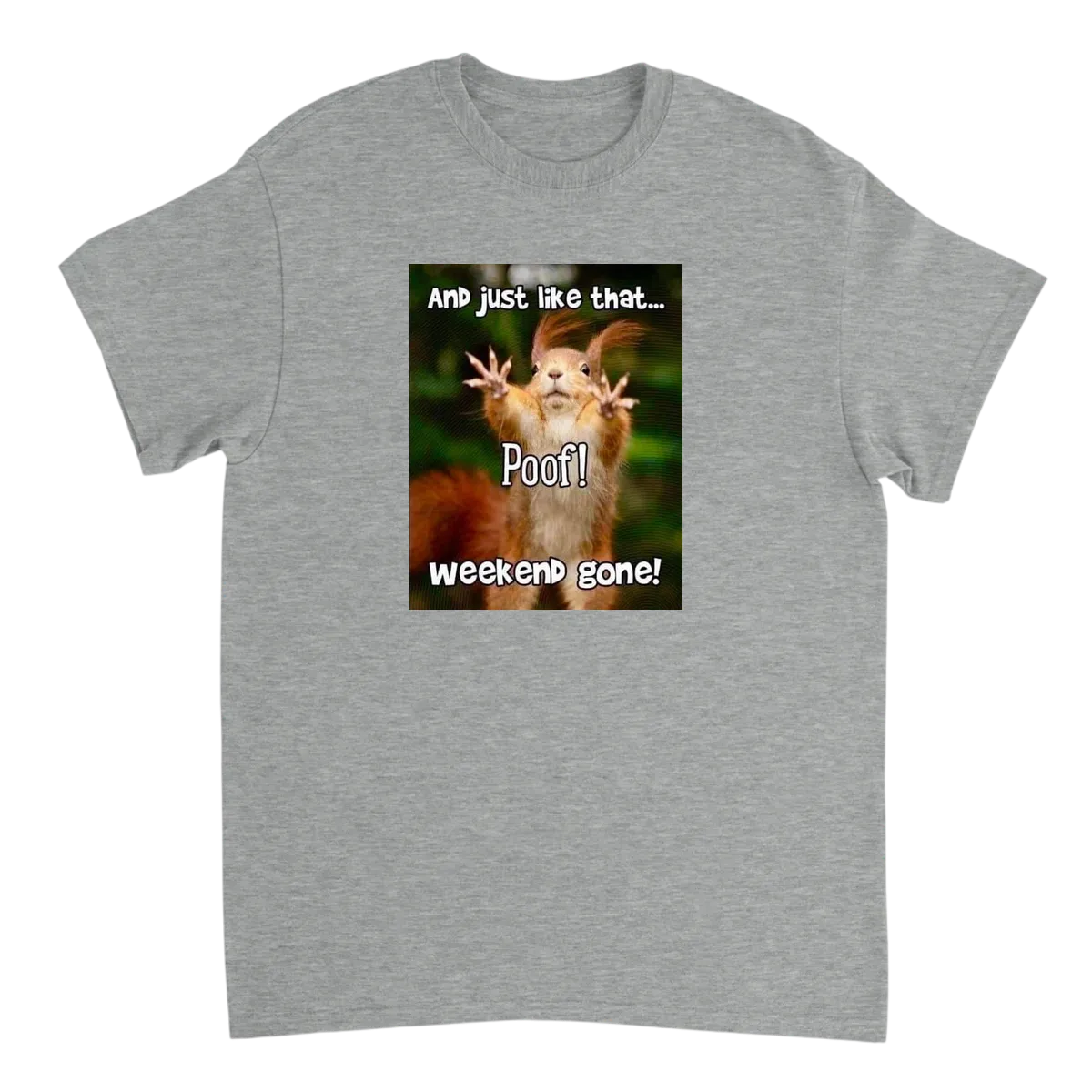 My Weekend Was Too Short. T-Shirt T-Shirts - Grey