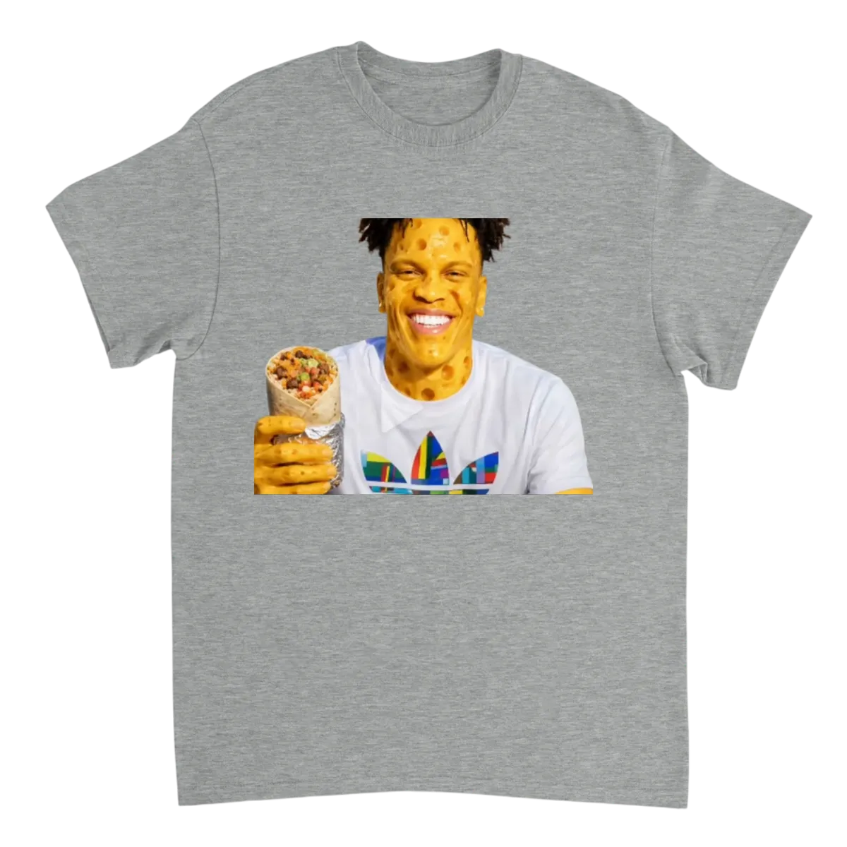 Nickatnite 'I Got The Cheese!' Meme Tee T-Shirts - Grey