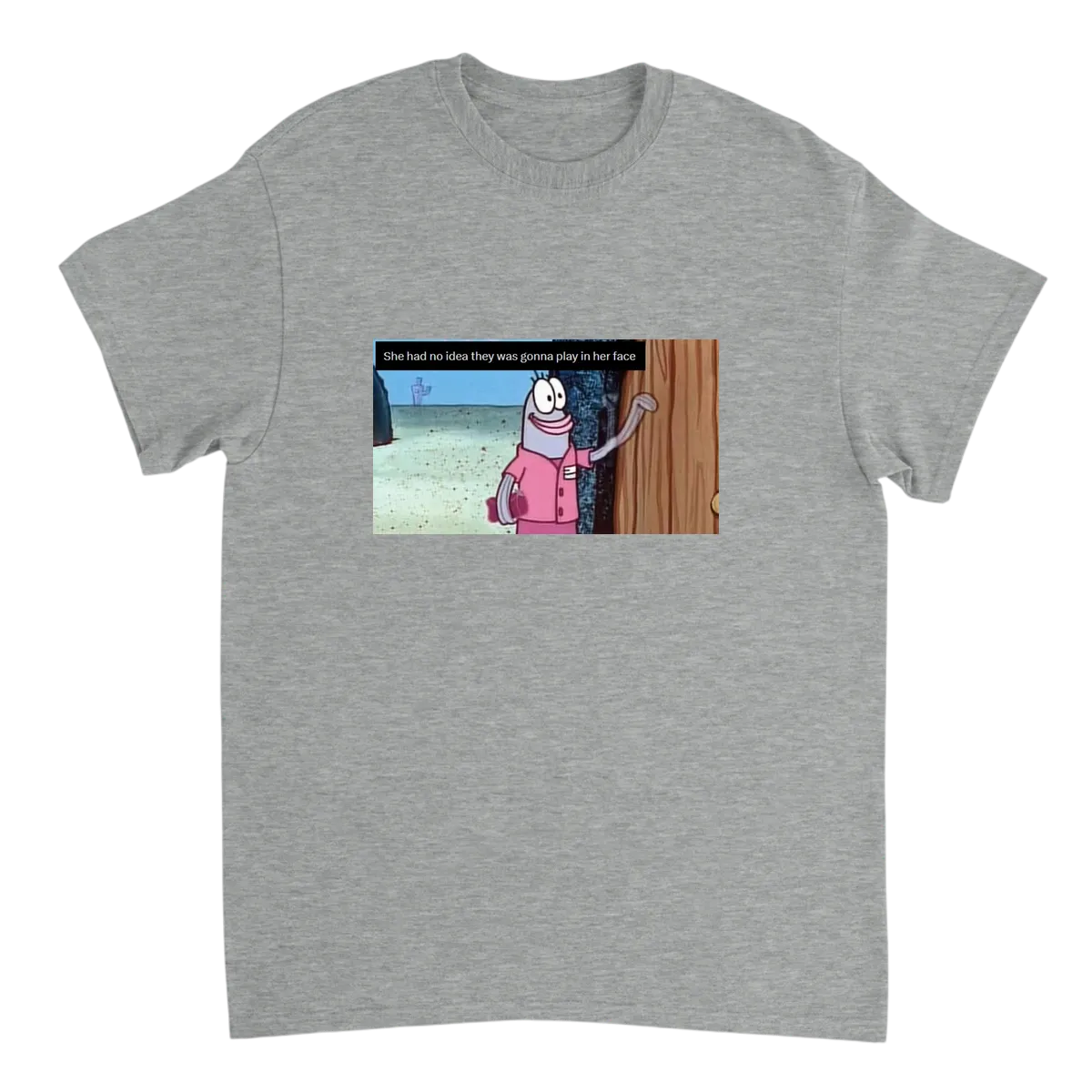 No Idea They Was Gonna Play Tee Red T-Shirts Photo 5