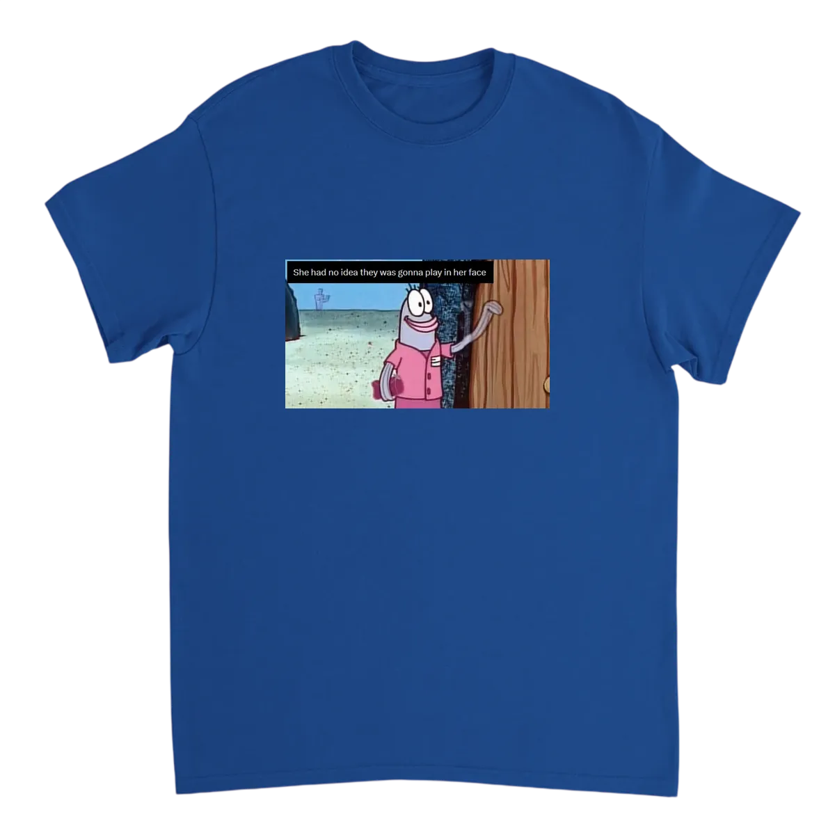 No Idea They Was Gonna Play Tee Red T-Shirts Photo 3