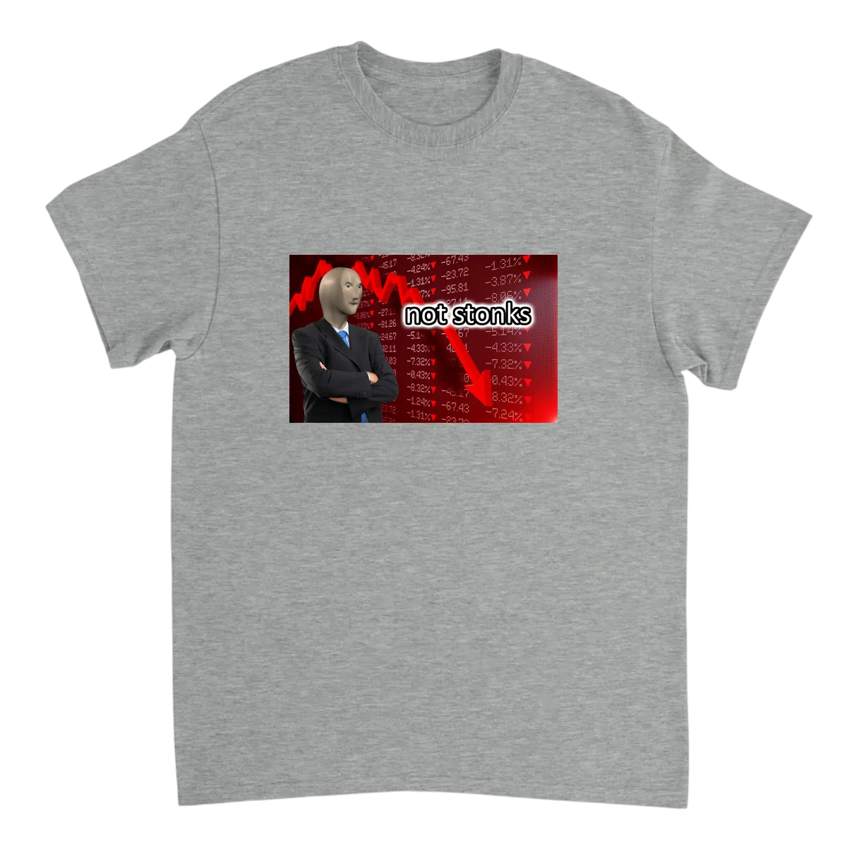 Not Stonks: When Plans Go Sideways Tee White T-Shirts Photo 3