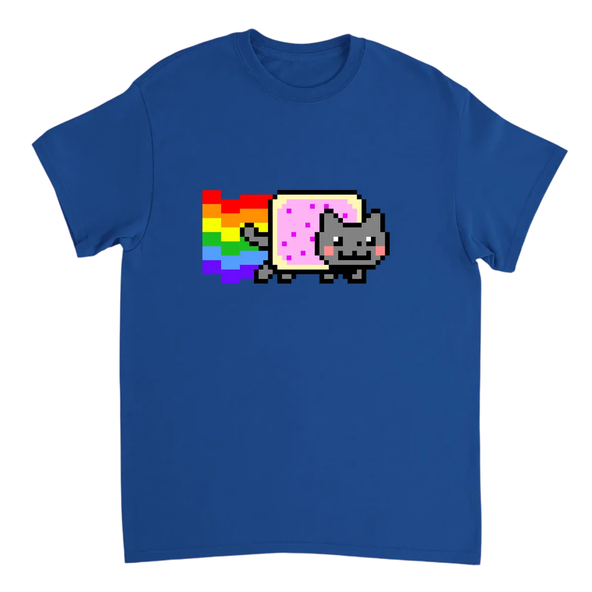 Nyan Cat Rainbow Pop-Tart Tee T-Shirts - Royal