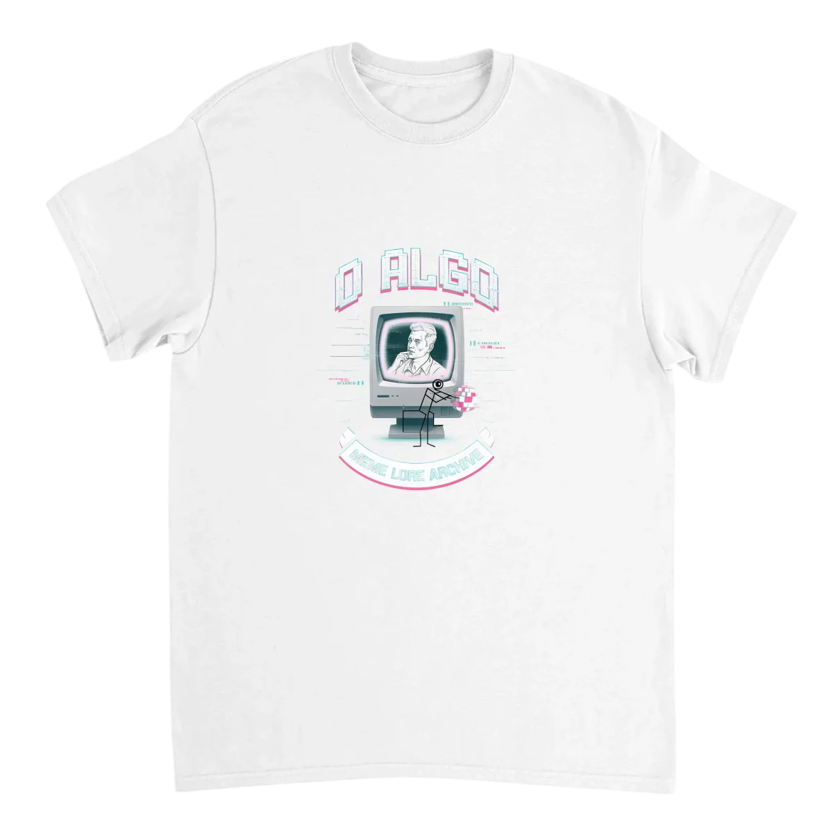 O Algo Internet Meme Lore Graphic Tee - White T-Shirts (ZeitZwag Streetwear)