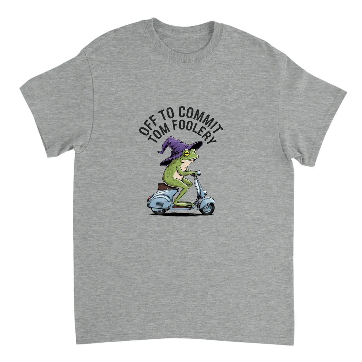 Off to Commit Tomfoolery Graphic T-Shirt White T-Shirts Photo 3