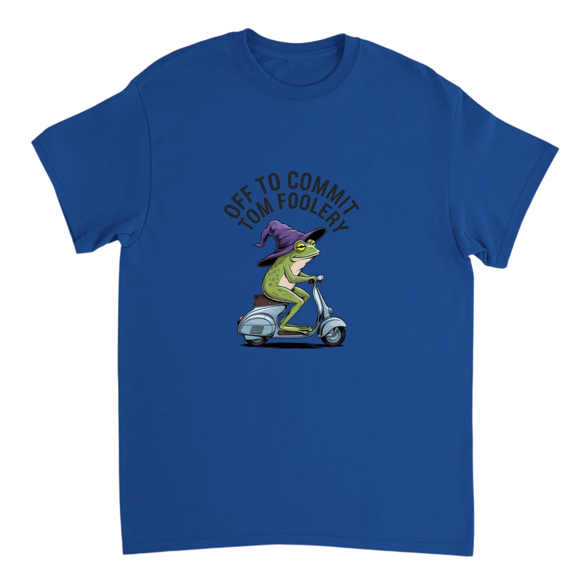 Off to Commit Tomfoolery Graphic T-Shirt White T-Shirts Photo 4