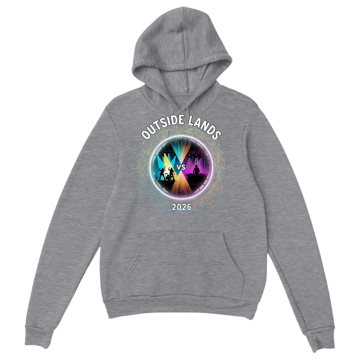 Outside Lands 2026 Future Fest Hoodie Hoodies - Grey