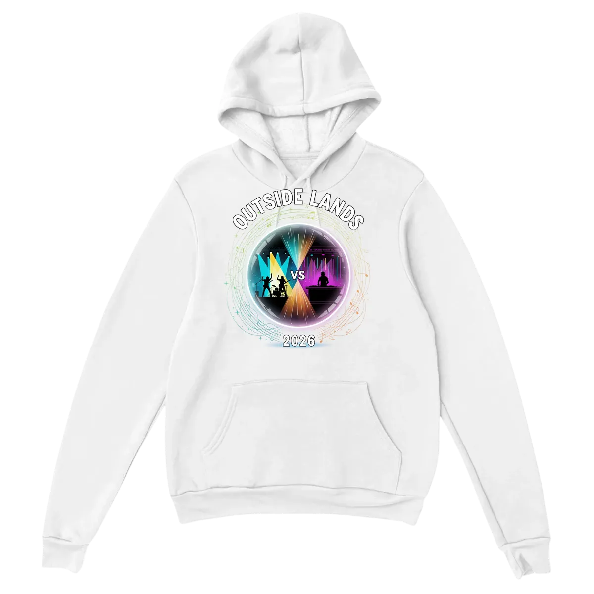 Outside Lands 2026 Future Fest Hoodie Hoodies - White