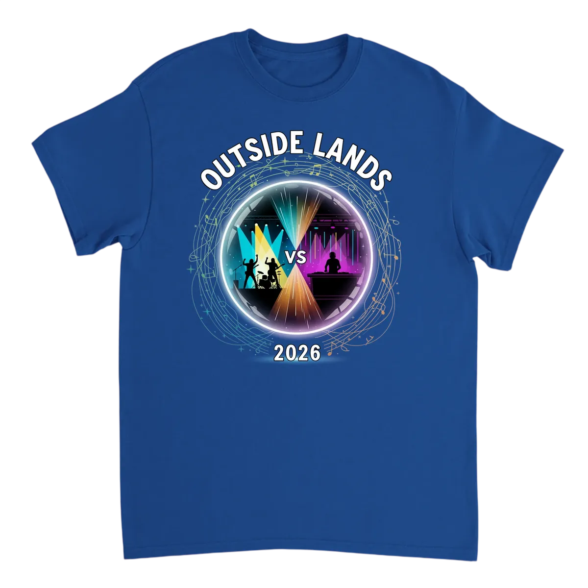 Outside Lands 2026 Manifestation Tee T-Shirts - Royal