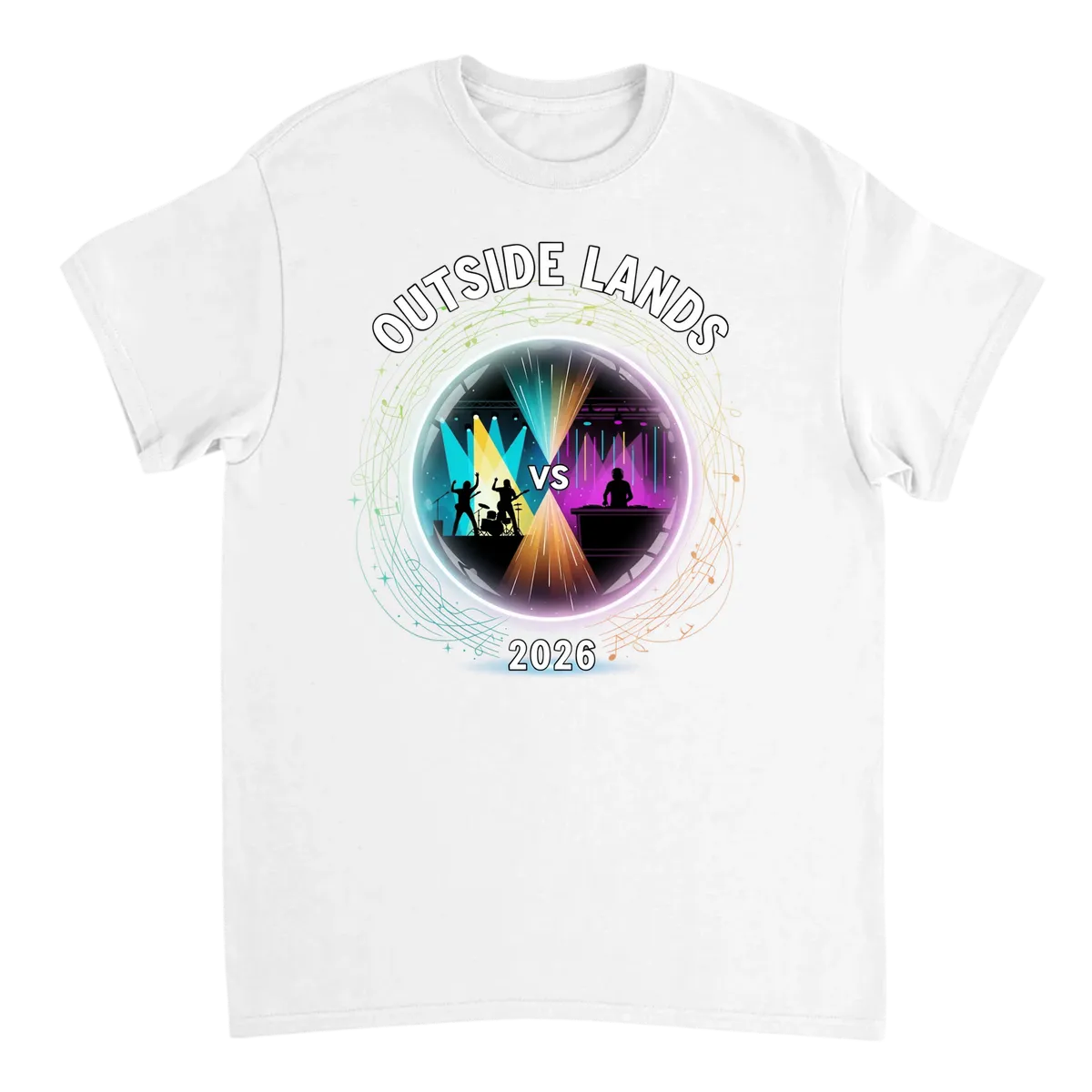 Outside Lands 2026 Manifestation Tee T-Shirts - White