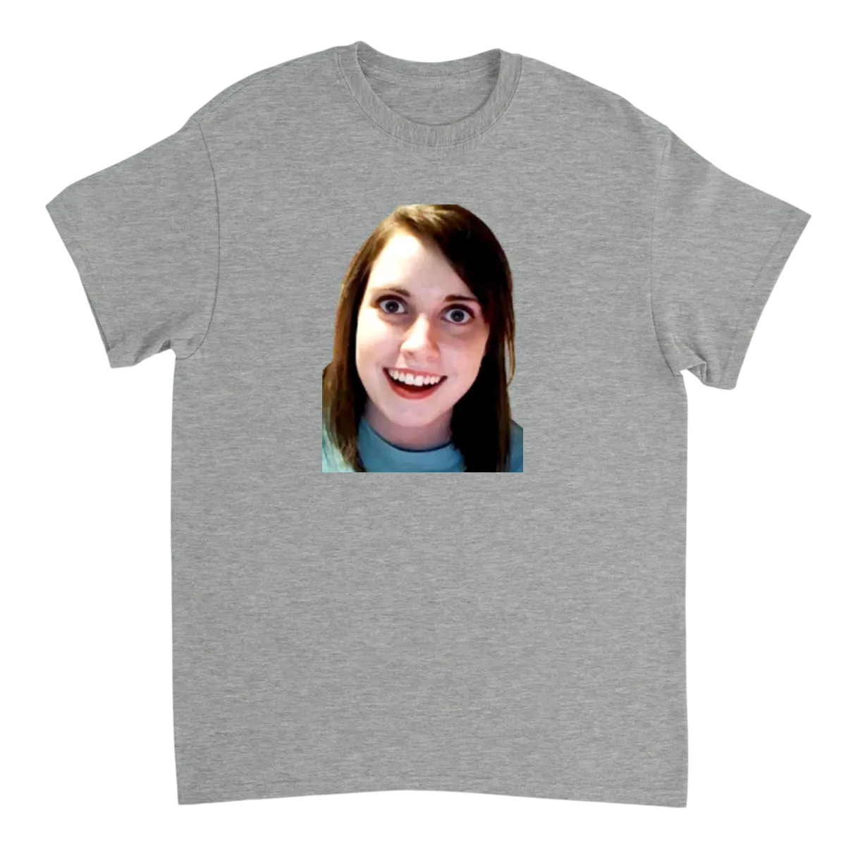 Overly Attached Girlfriend T-Shirt White T-Shirts Photo 4