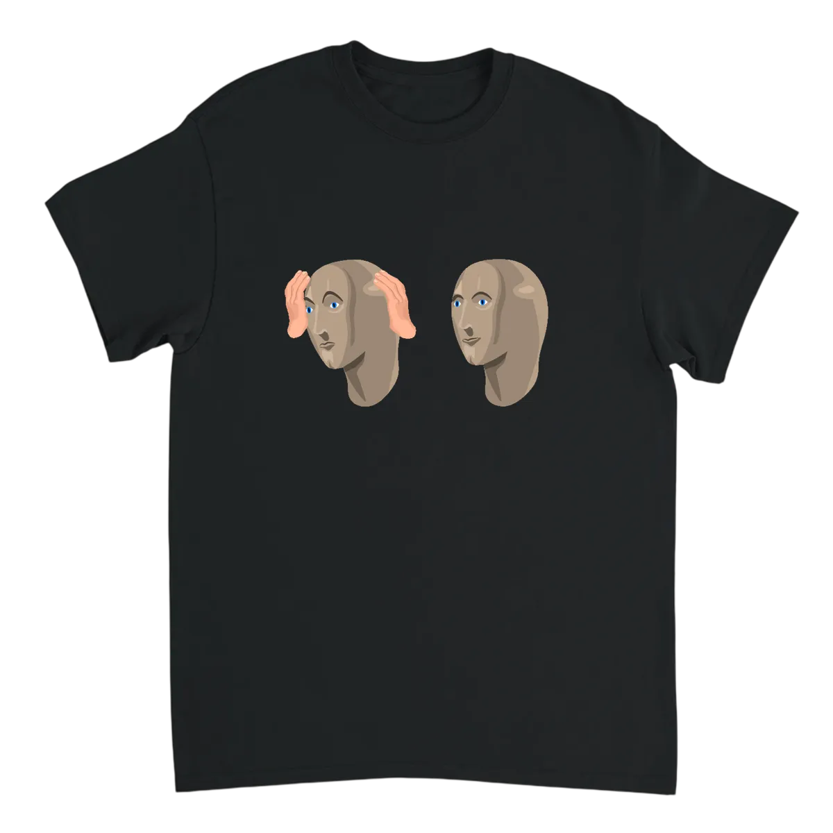 Panik Kalm Panik Meme T-Shirt Black T-Shirts Photo 2