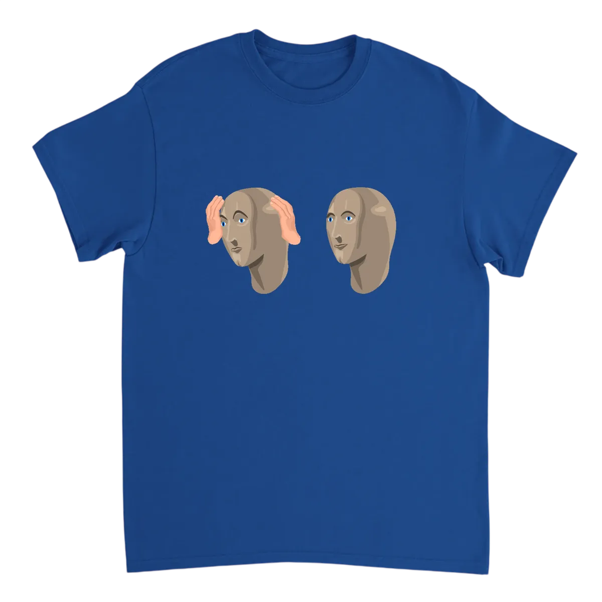 Panik Kalm Panik Meme T-Shirt T-Shirts - Royal