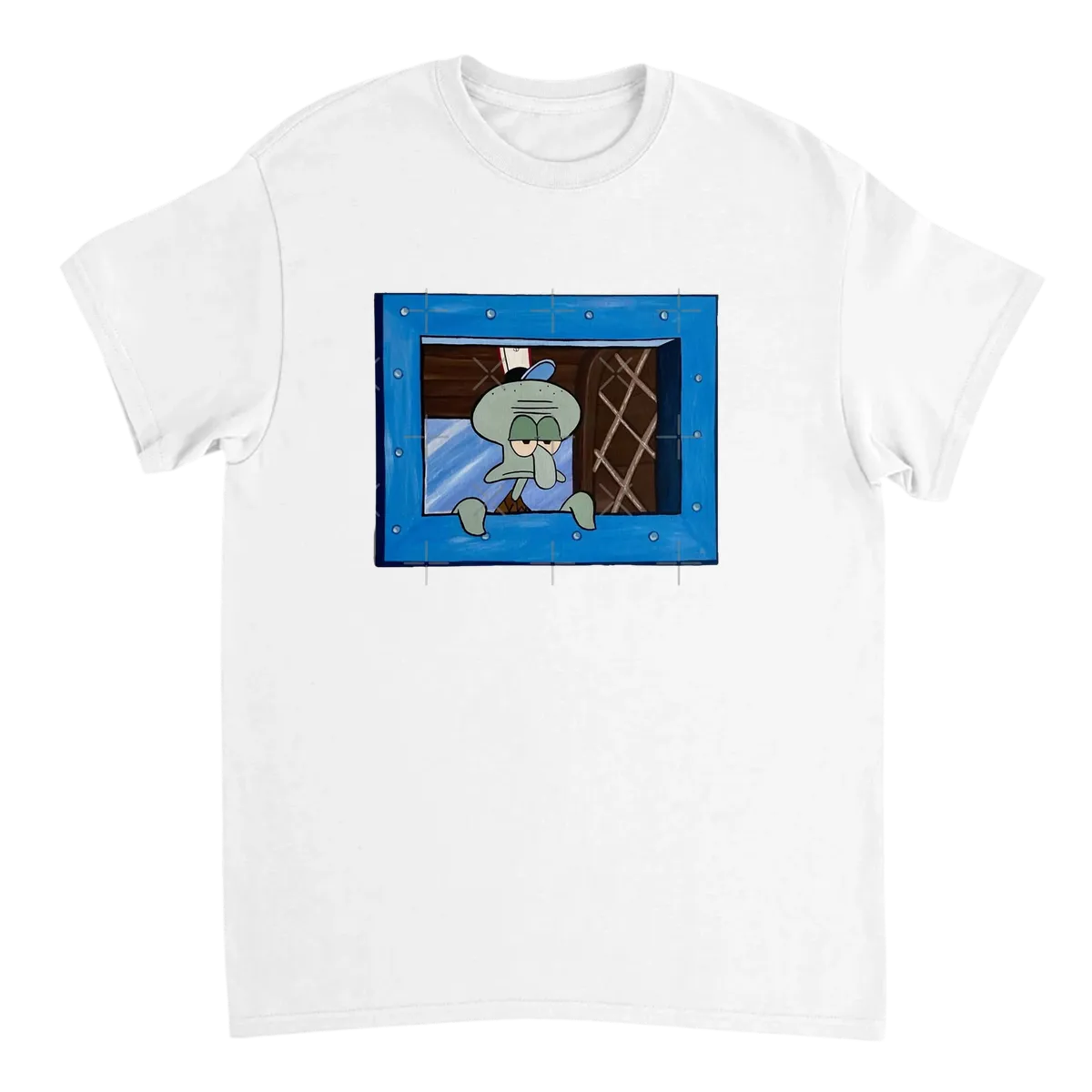Pensive Window Gazer Tee T-Shirts - White