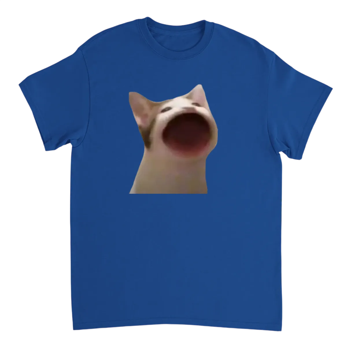 Popcat: Iconic Meme Tee - Pawsitively Purrfect! Black T-Shirts Photo 4