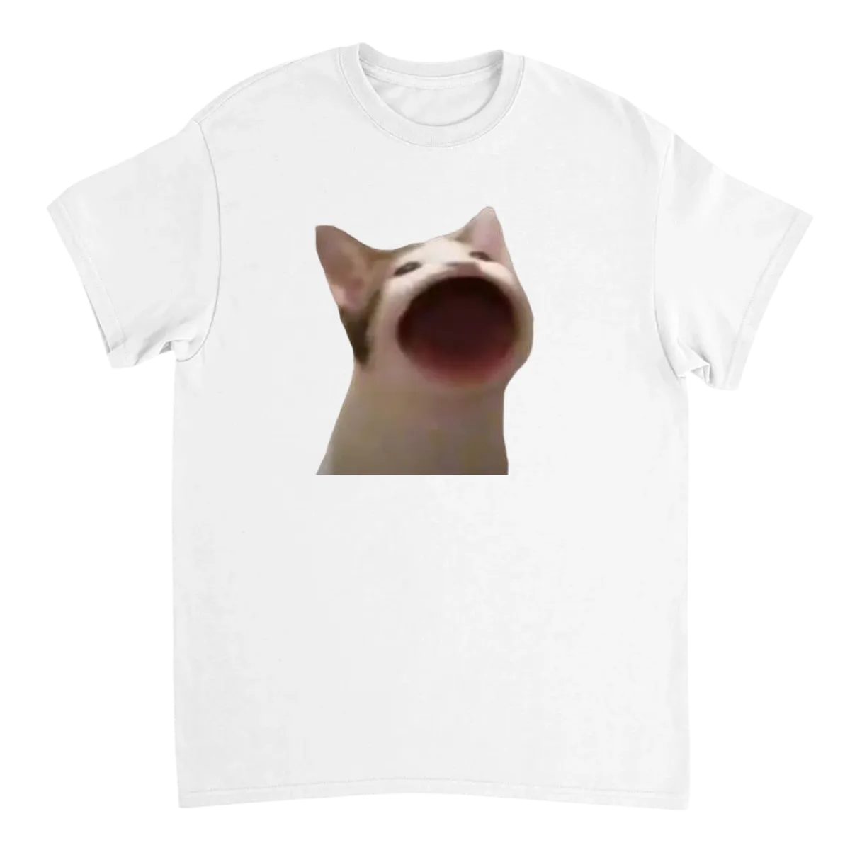 Popcat: Iconic Meme Tee - Pawsitively Purrfect!