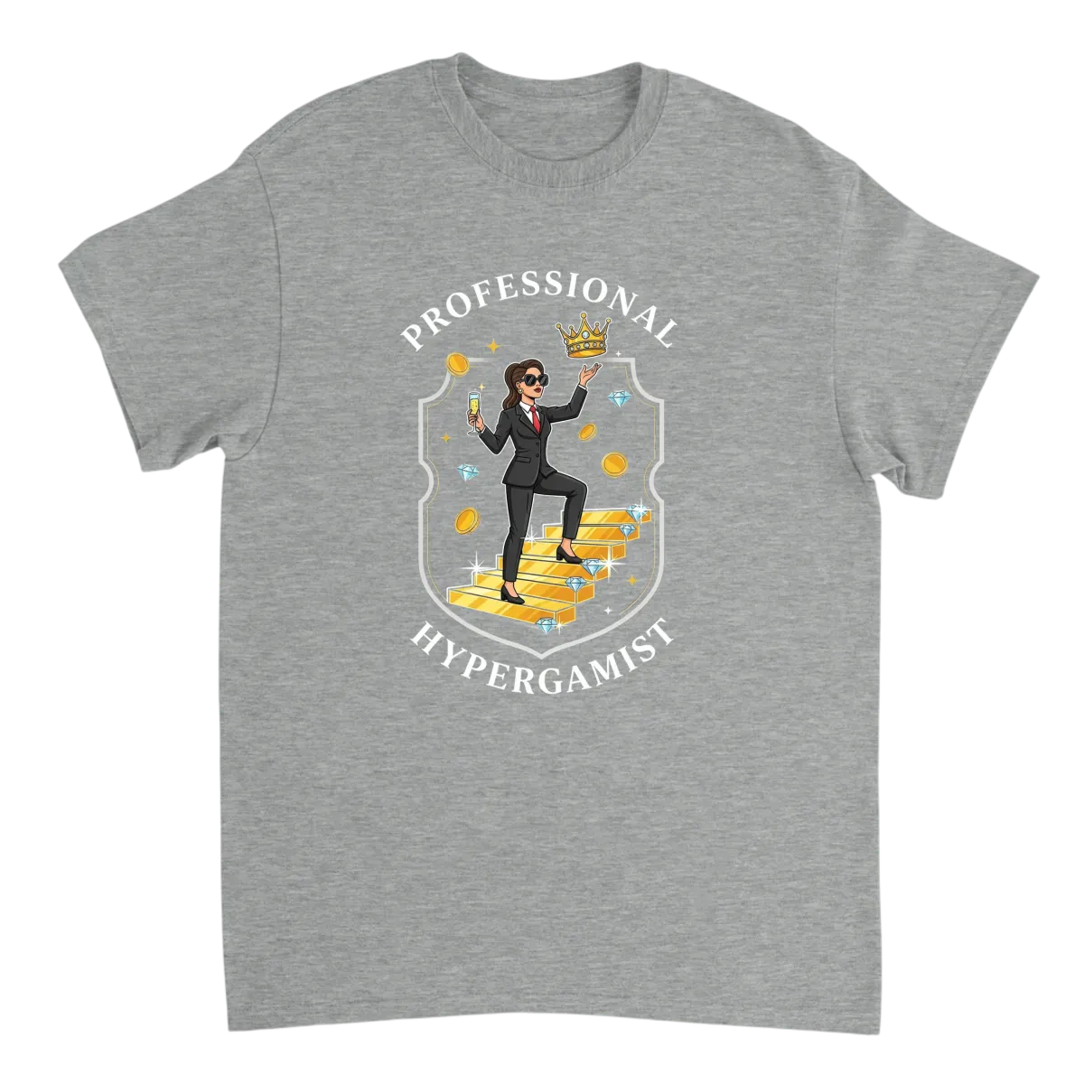Professional Hypergamist Meme Tee - White T-Shirts (ZeitZwag Streetwear)