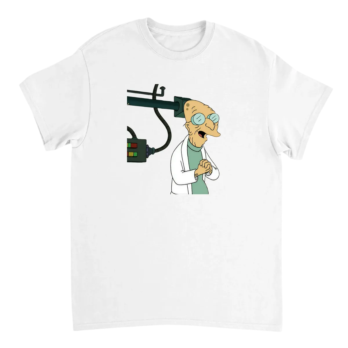 Professor Farnsworth Good News Everyone T-Shirt Black T-Shirts Photo 5