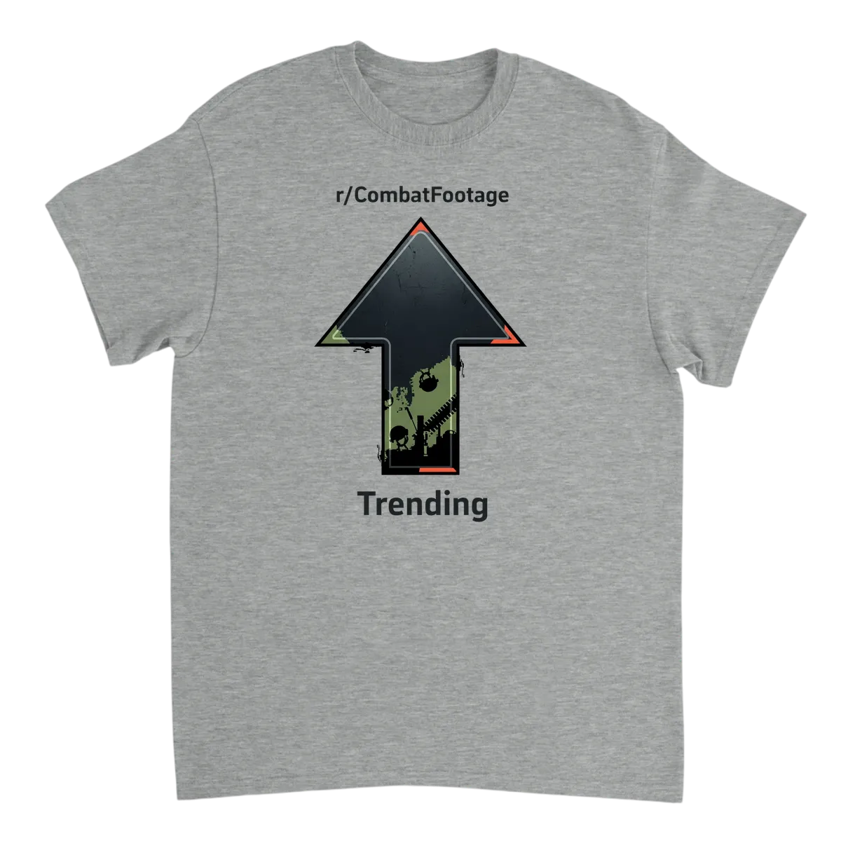 r/CombatFootage: If You Know, You Know Tee T-Shirts - Grey