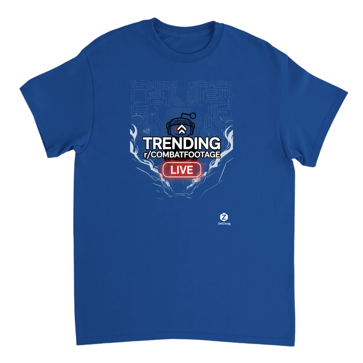 r/CombatFootage LIVE Meta Meme Tee T-Shirts - Royal