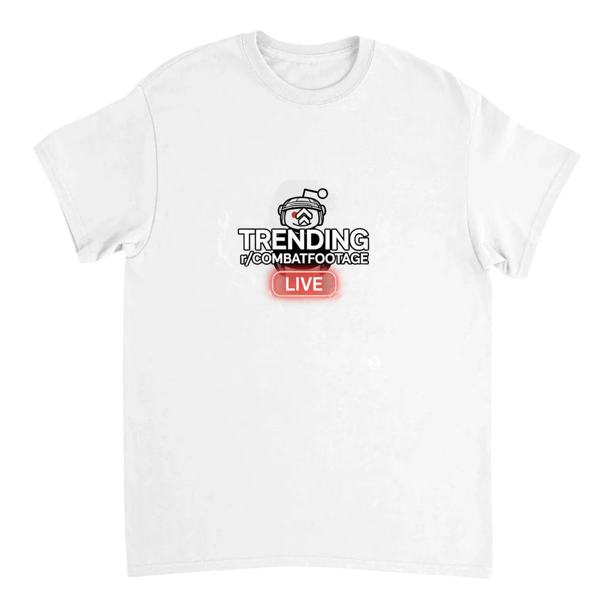 r/CombatFootage LIVE Meta Meme Tee T-Shirts - White