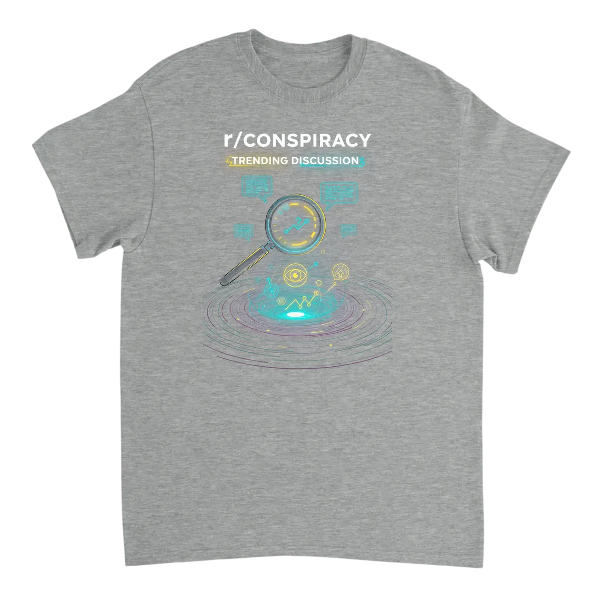 r/Conspiracy Deep Dive Discussion Tee White T-Shirts Photo 3