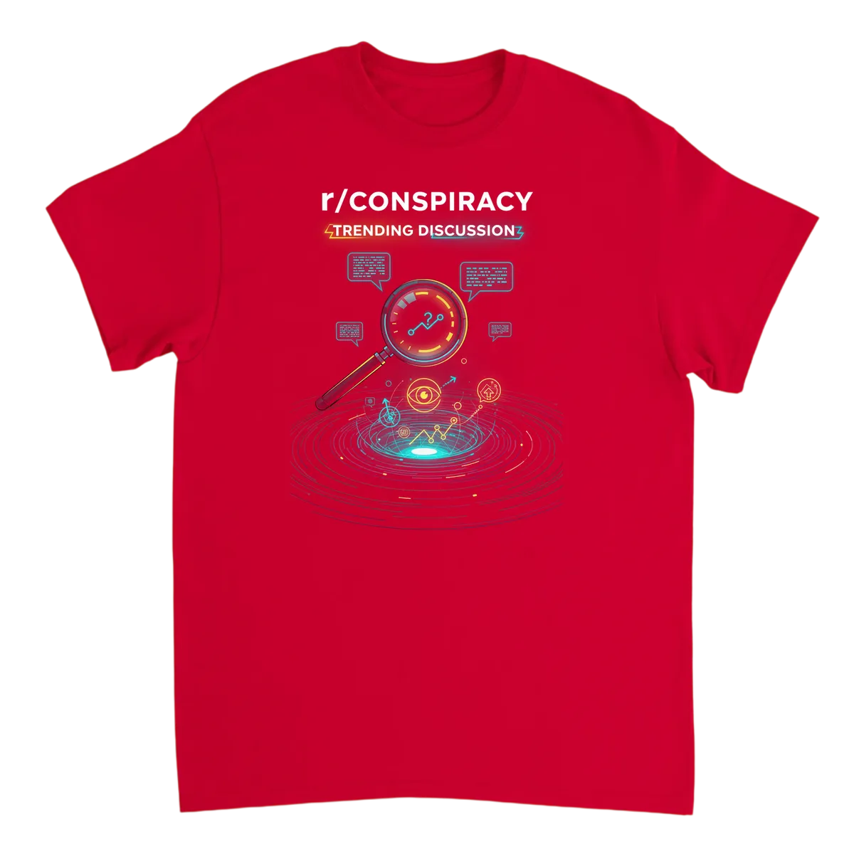 r/Conspiracy Deep Dive Discussion Tee White T-Shirts Photo 4