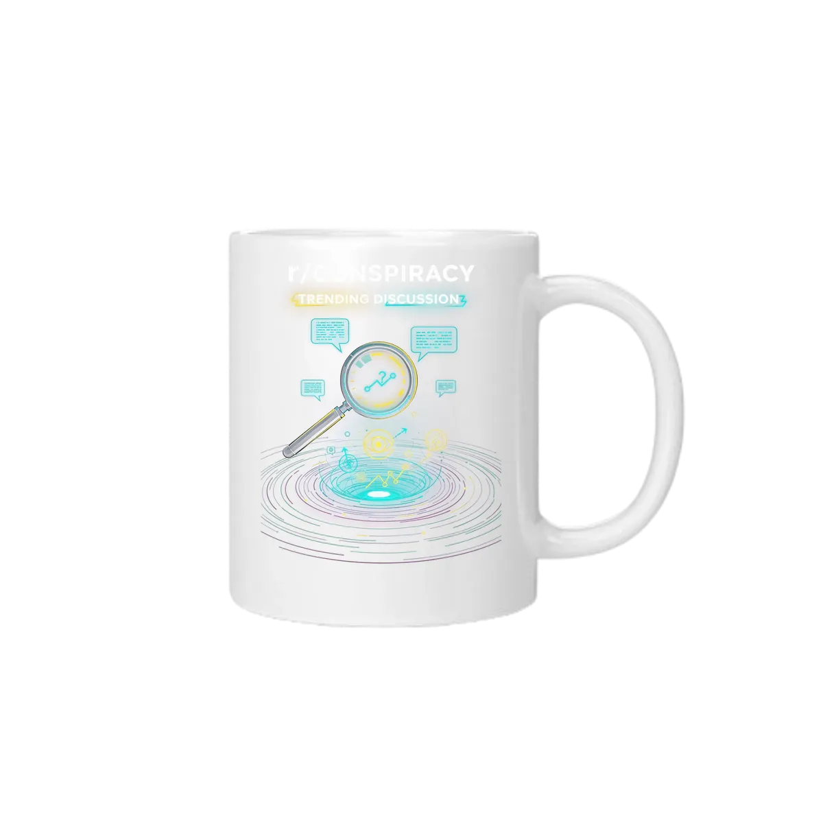 r/Conspiracy Deep Dive Mug - White Mugs (ZeitZwag Streetwear)