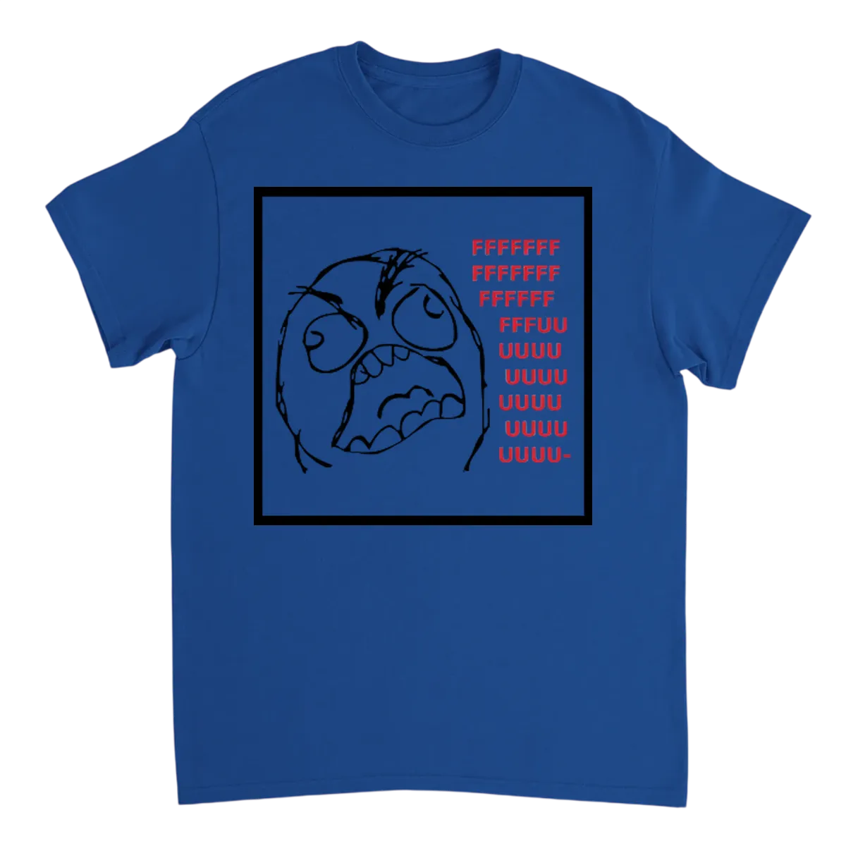 Rage Comics (FFFFFFFFUUUUUU) T-Shirt Grey T-Shirts Photo 5