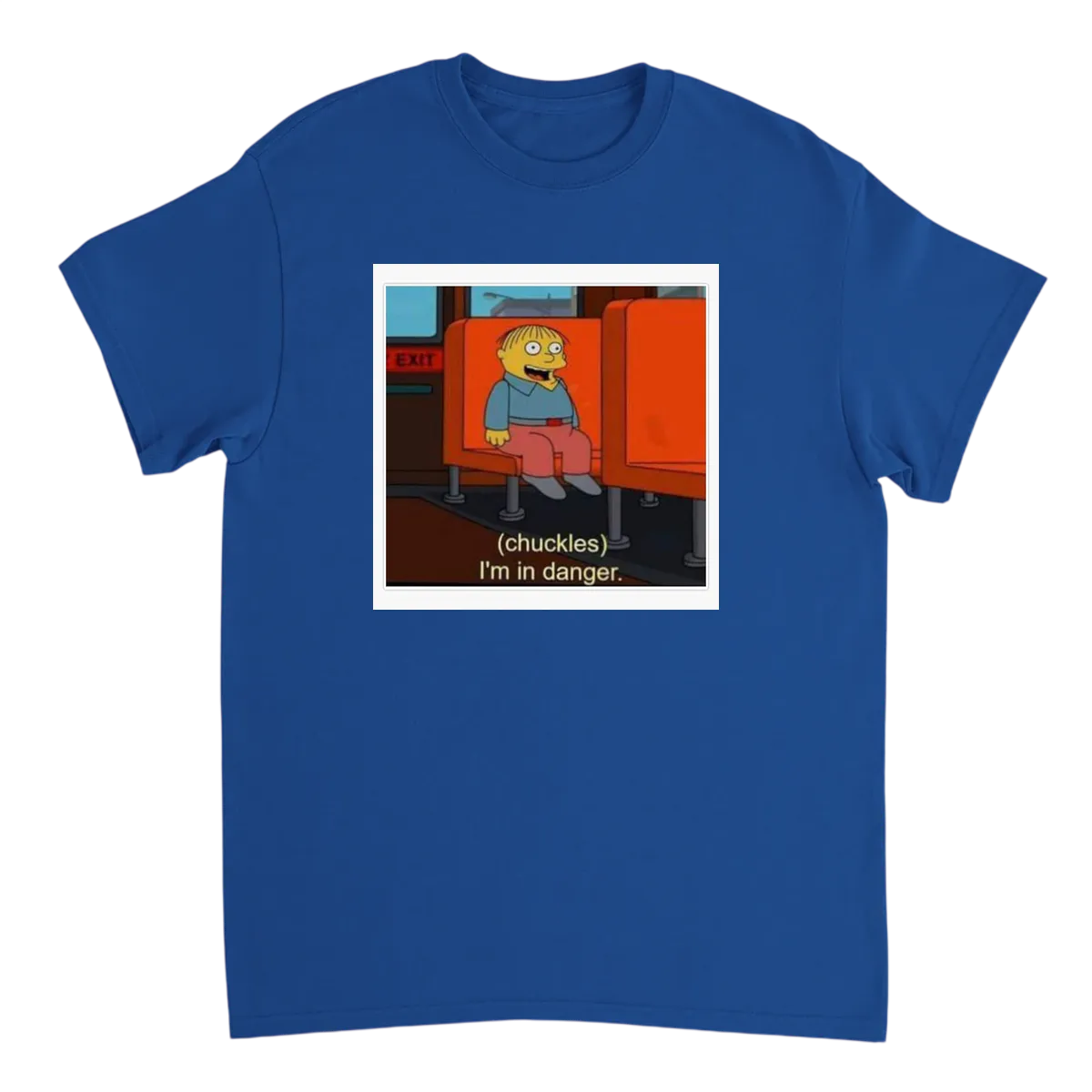 Ralph 'I'm in Danger' Meme Tee Black T-Shirts Photo 5