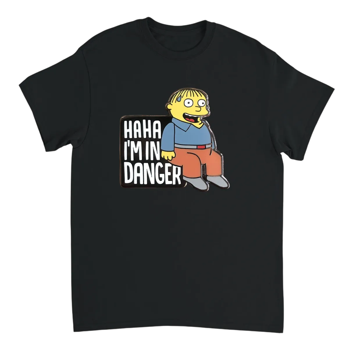Ralph "I'm in Danger" T-Shirt Black T-Shirts Photo 2