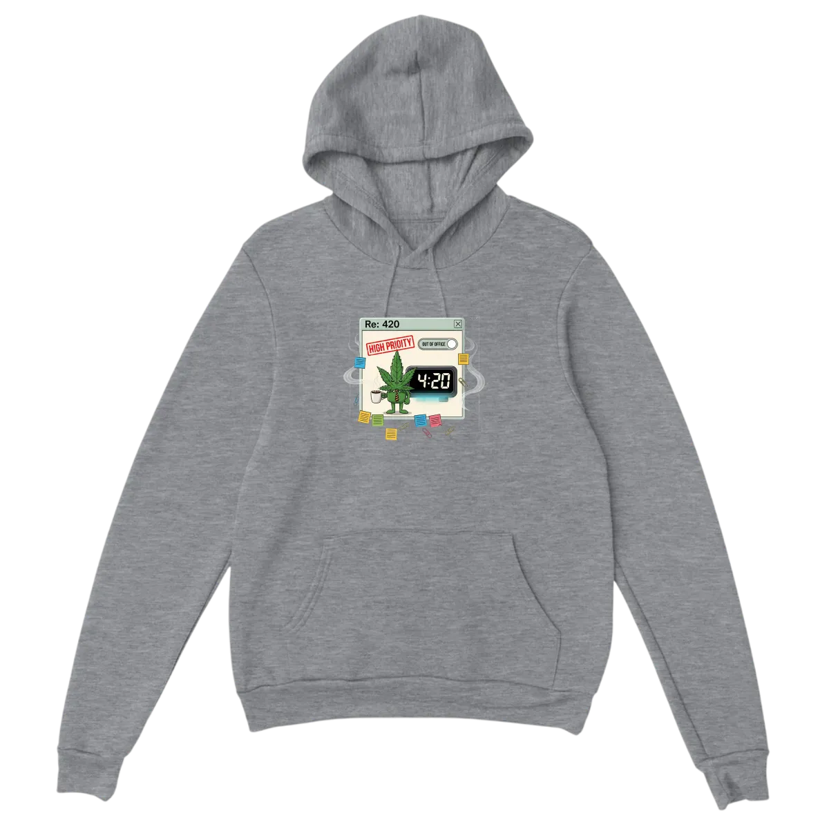 420 High Priority Corporate Hoodie White Hoodies Photo 3
