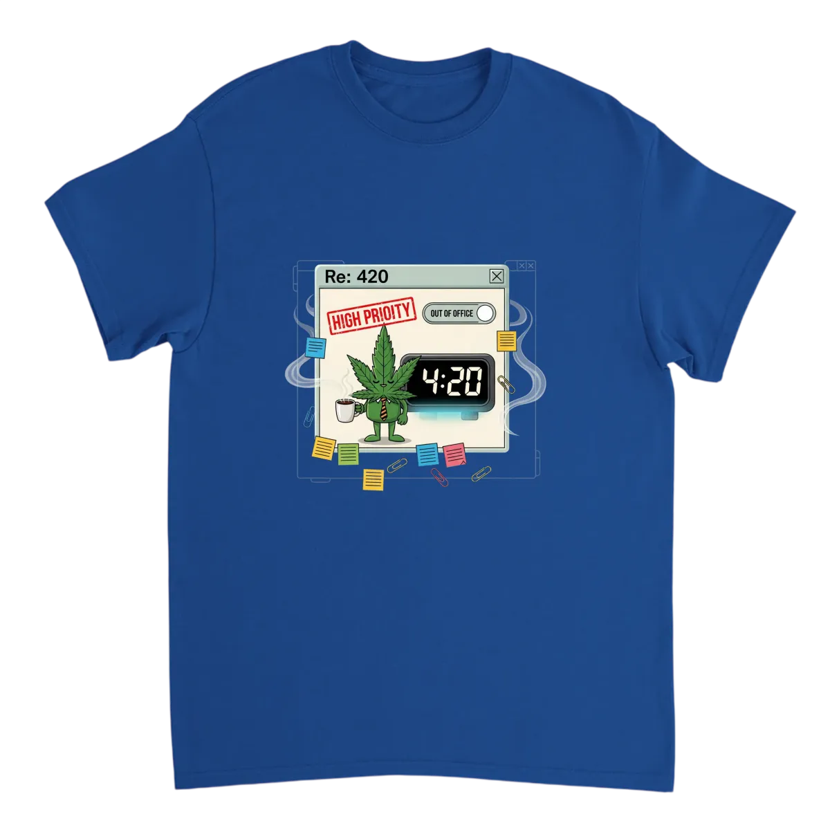 420 High Priority Graphic Tee - White T-Shirts (ZeitZwag Streetwear)
