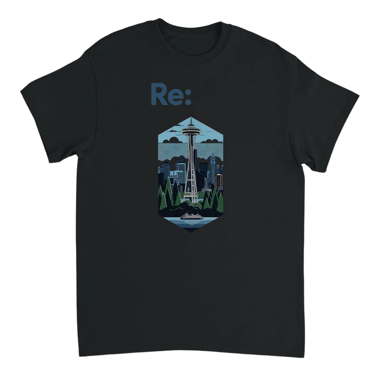 Re: Seattle Imagery Deep Cut Meme Tee White T-Shirts Photo 3