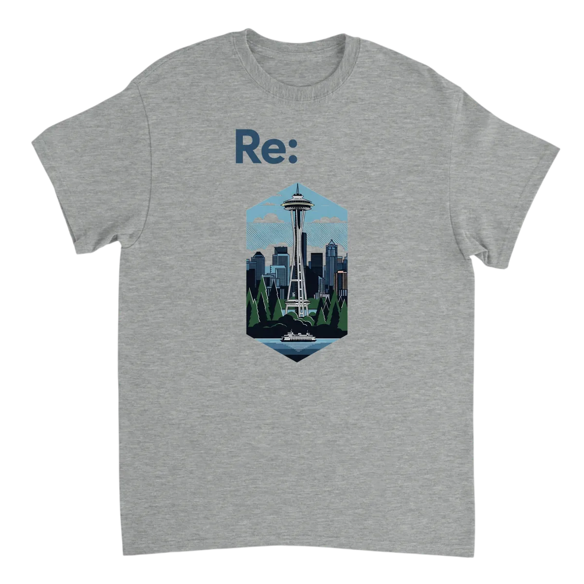 Re: Seattle Imagery Deep Cut Meme Tee White T-Shirts Photo 4