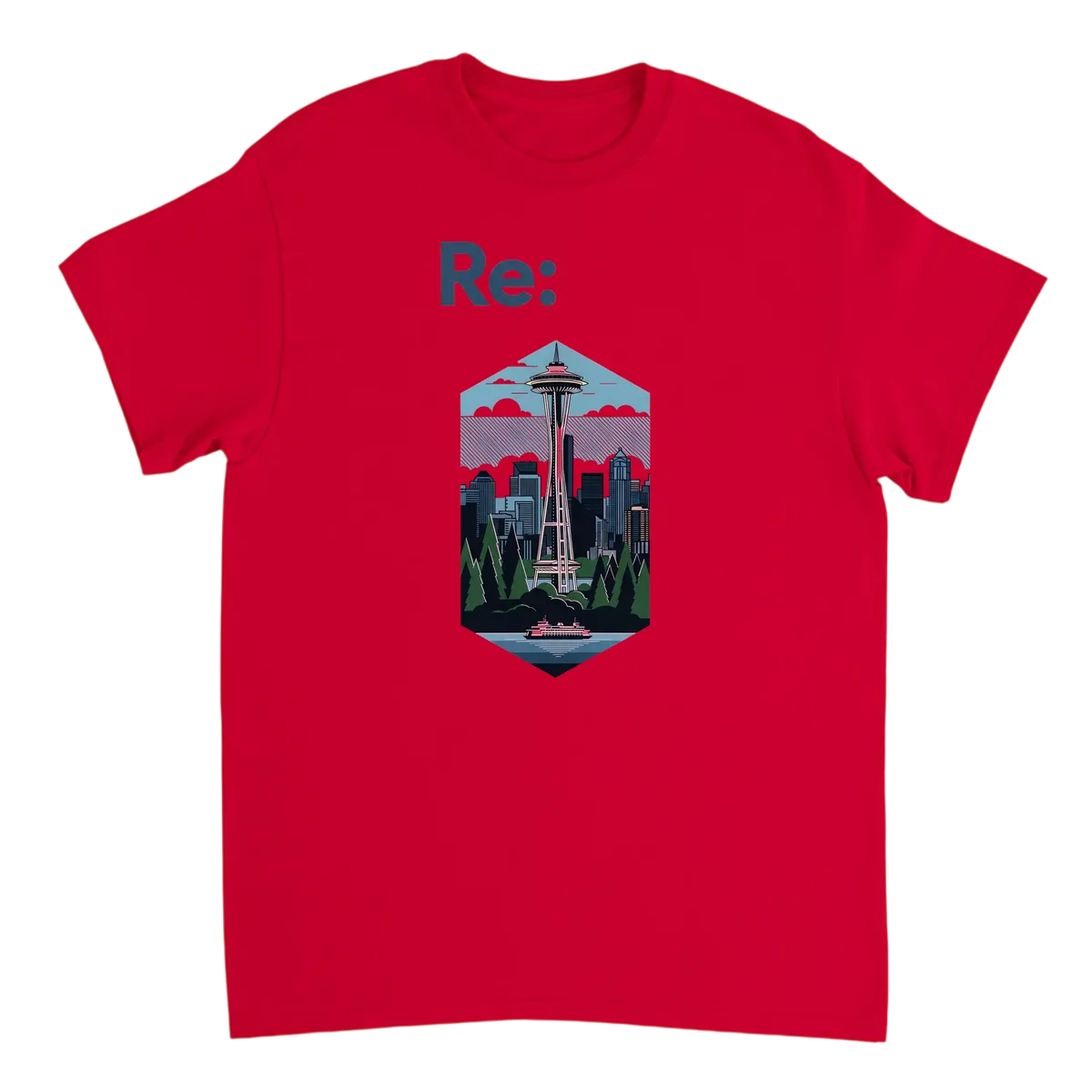 Re: Seattle Imagery Deep Cut Meme Tee White T-Shirts Photo 5