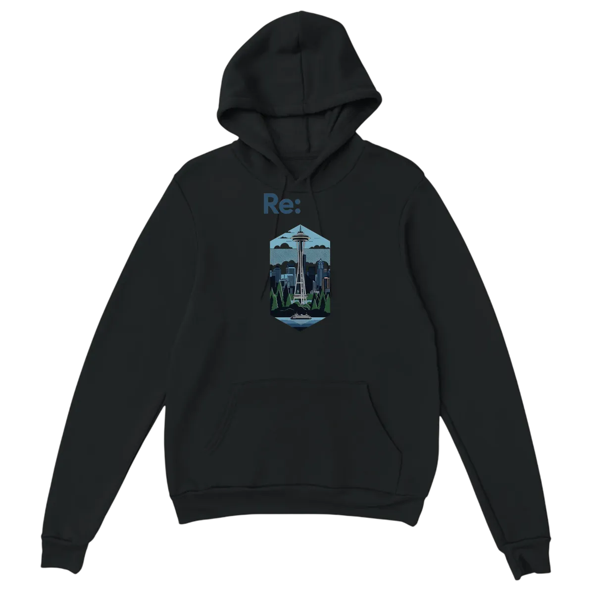 Re: Seattle Imagery Meme Hoodie - White Hoodies (ZeitZwag Streetwear)