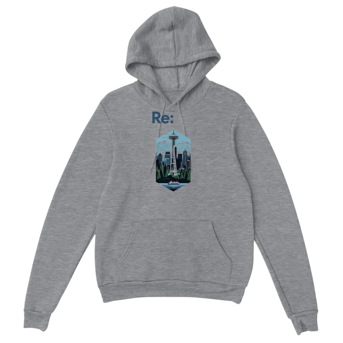 Re: Seattle Imagery Meme Hoodie White Hoodies Photo 3