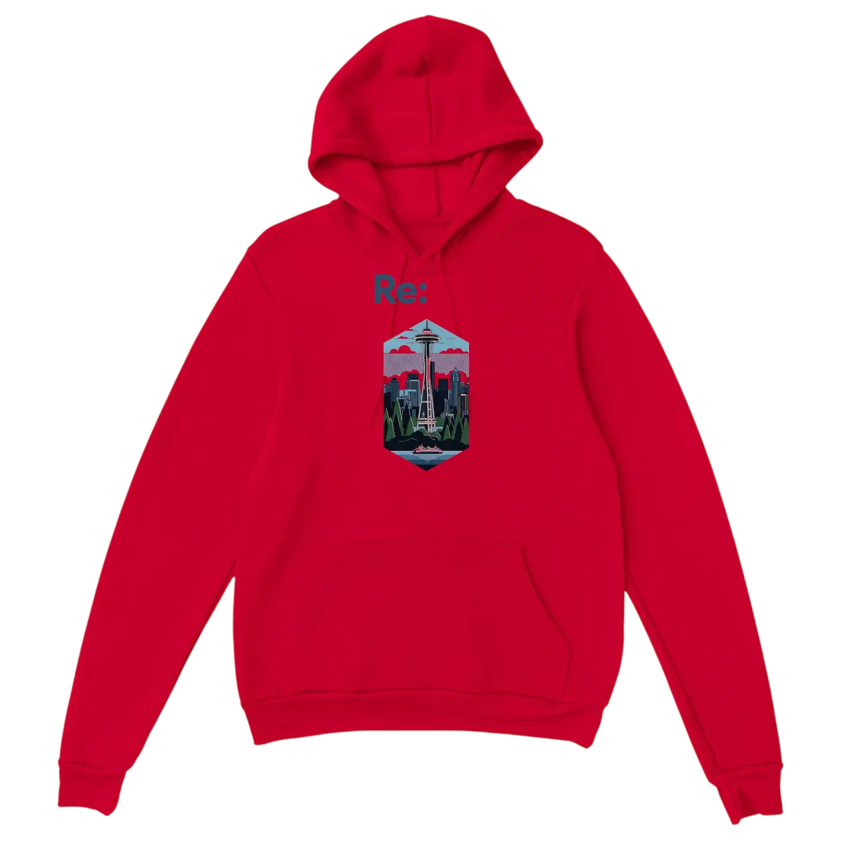 Re: Seattle Imagery Meme Hoodie White Hoodies Photo 4