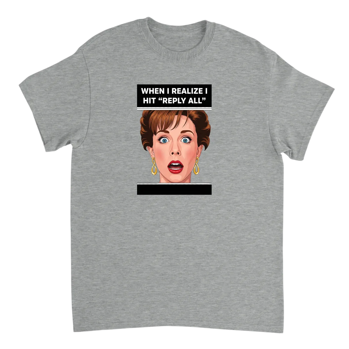 Reply All Accident T-Shirt White T-Shirts Photo 4